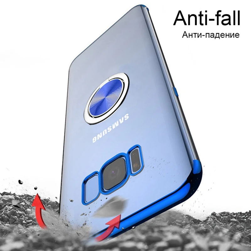Кольцевой держатель чехол для Samsung Galaxy Note 10 Plus 9 S10 A50 A70 Магнитный Note10 5G S9 S8