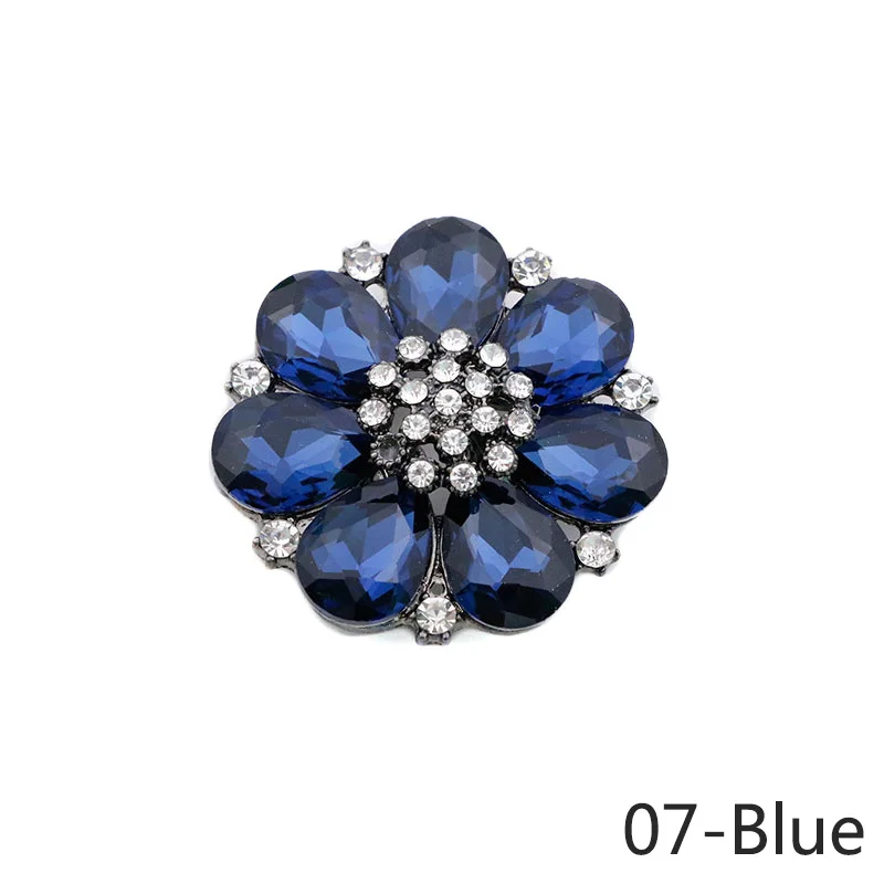 Meetee 2pcs 35/38/46mm Rhinestone Buckle Fur Decor Buttons DIY Metal Coat Handmade Craft Sewing Accessories BD402 | Дом и сад