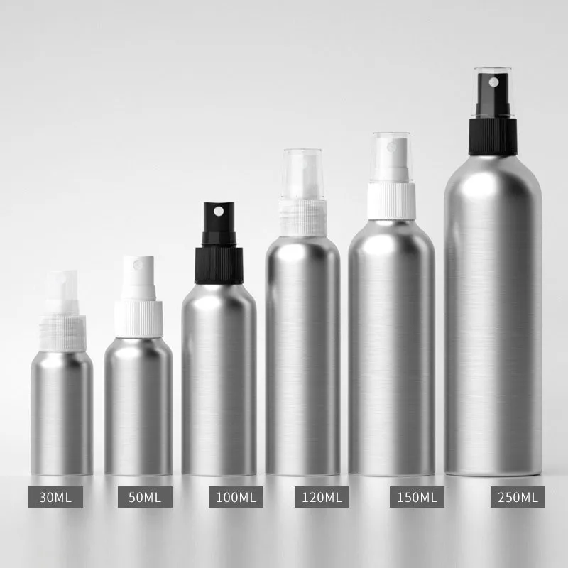 

30/50/100/120ML/150ML Aluminum Spray Bottle Portable Mini Perfume Bottles Empty Refillable Cosmetic Sprayer Atomizer