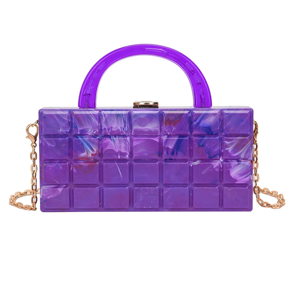 

New PVC Handbags For Women 2021 Fashion Chains Shoulder Bags Female Luxury Brand Crossbody Flaps Ladies Fashion Prints Purses