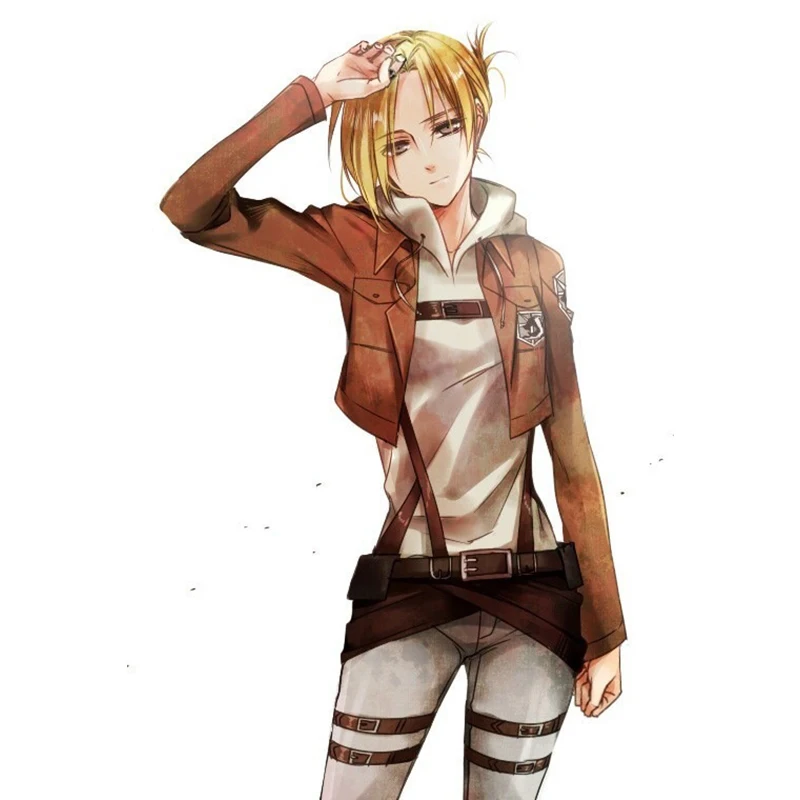 Парик для косплея из аниме атака на Титанов с Энни леонордцем светлые