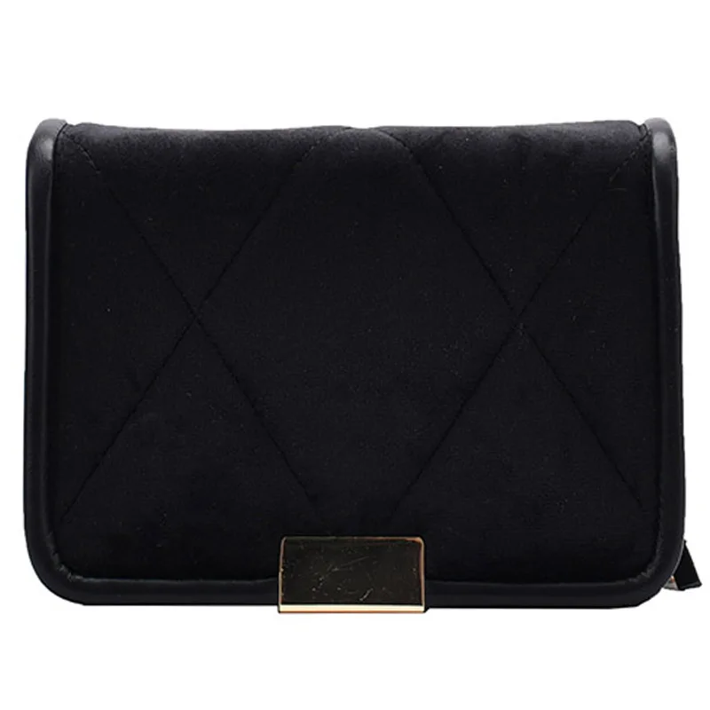 

Women Bag Velour Shoulder Bag Solid Color Chain Buckle Crossbody Bolsa Feminina Luxury Handbags Women Bags Designer Sac A Main