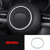 abs matte for mazda cx 30 2019 2020 car steering wheel button frame decoration cover trim car styling accessories
