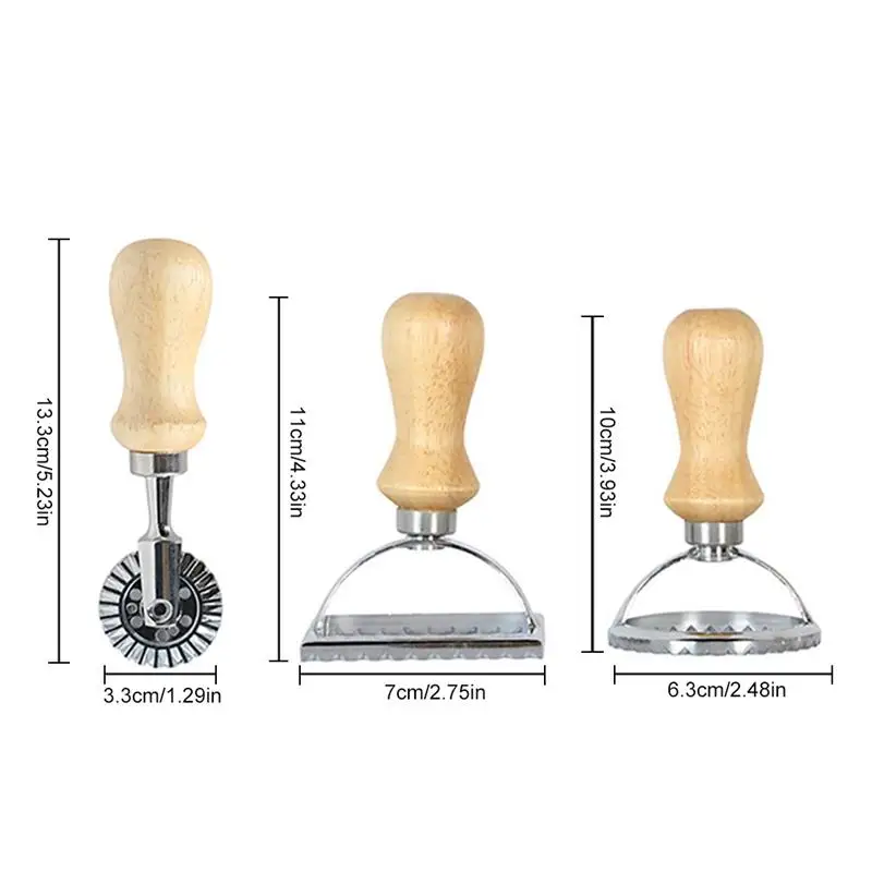 

2021 New Pasta Hand-Cutting Machine Embossed Dumpling Embossing Machine Baking Pastry DIY Decor Cookie Mold Roll Wheel Tools