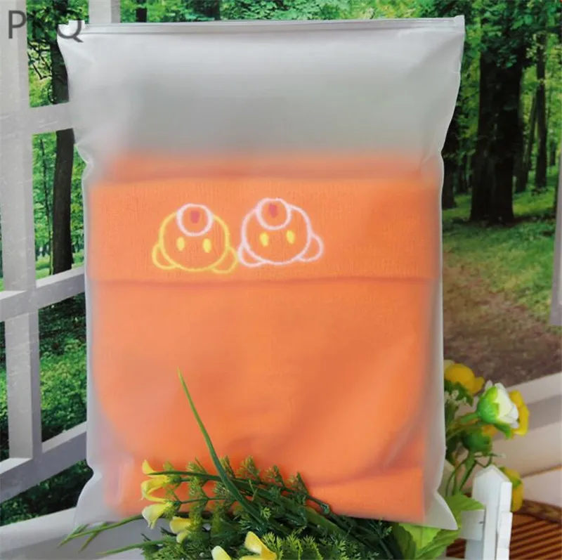 20 шт 10x15 см/14x20 см матовый пластиковый пакет прозрачный косметический Ziplock мешок