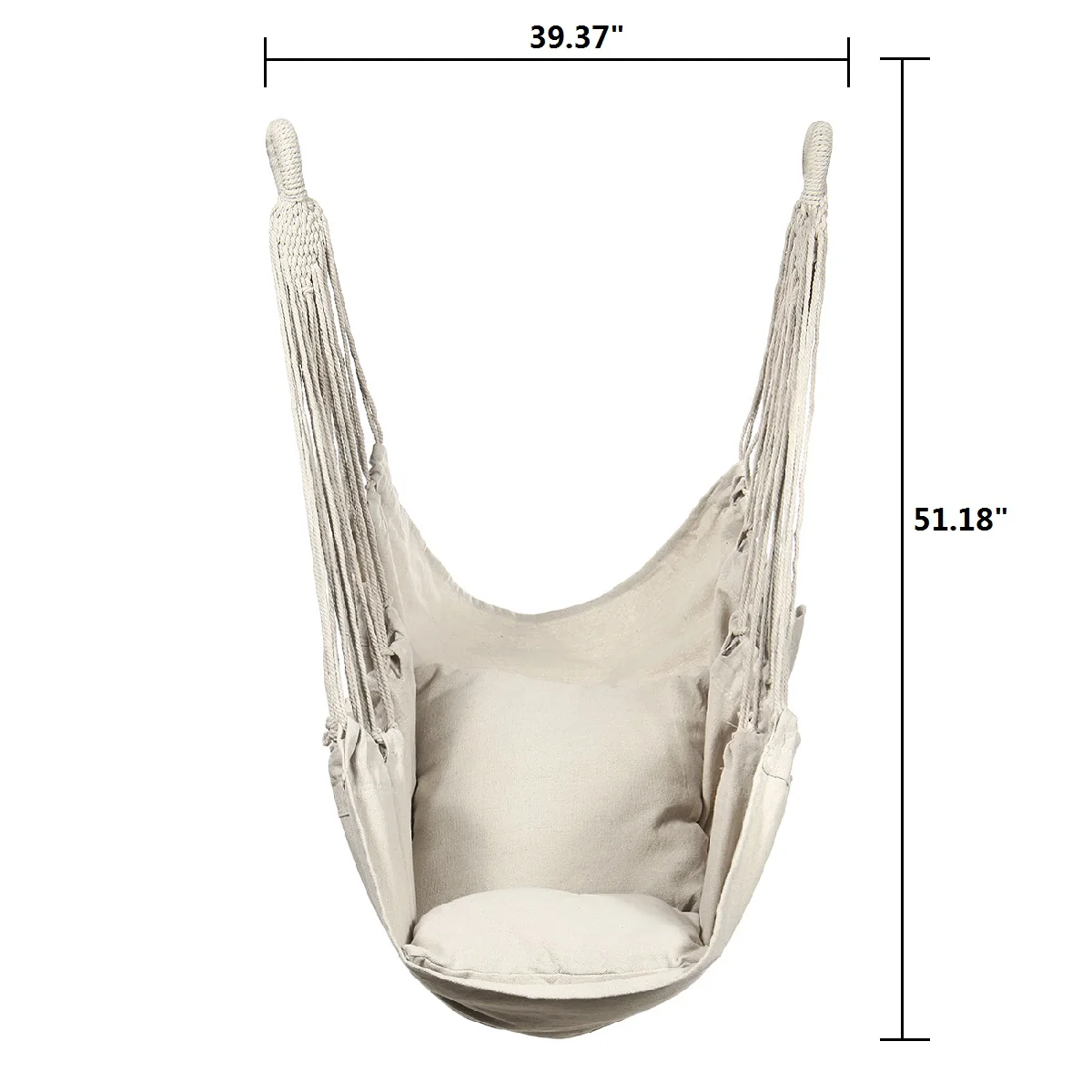

Hammock Chair Outdoor Indoor Garden Bedroom Furniture Outdoor Hanging Chair For Child Adult Safety Camping Swing Chair