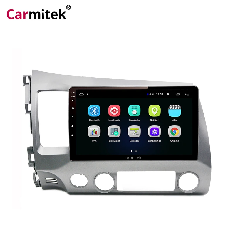 Двойной din Android автомобильный мультимедийный плеер gps Радио 2din для Honda Civic 2006 2007 2008 2009-2011 стерео навигация головное устройство
