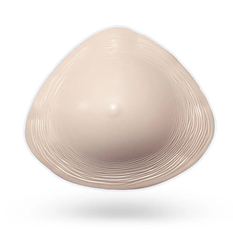 Quality Silicone Breast Form Artificial Silicone Fake Breast Protheses Real Soft Touch Feeling Triangle Fake Chest