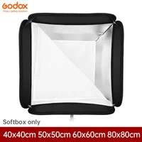 godox 40x40cm 50x50cm 60x60cm 80x80cm foldable softbox speedlite flash softbox for s type s2 bracket fit bowens elinchrom mount