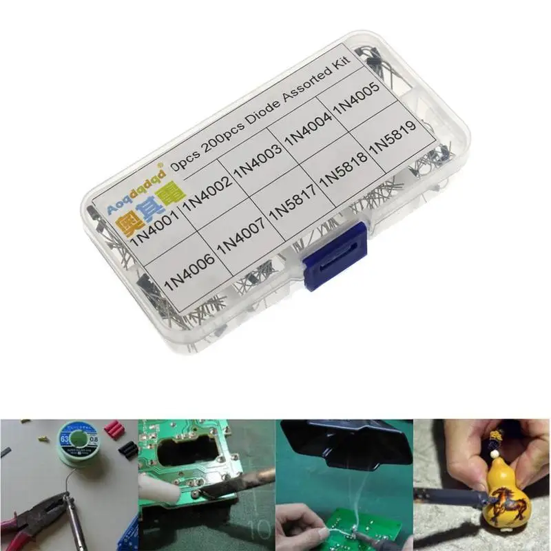 

Rectifier Diode Set 1n4001-1n4007-1n5819200pcs 10 Specifications Pcs 200 G0C6