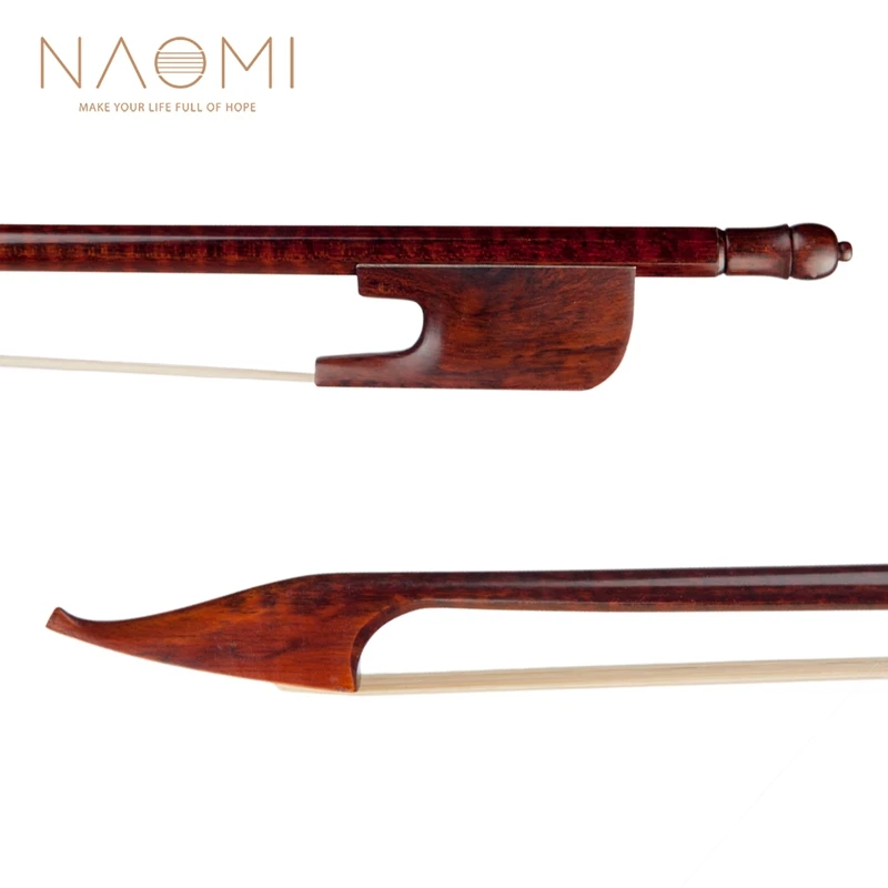 

Лидер продаж-Naomi 4/4 Виолончель Лук барокко Стиль Лук Snakewood круглая палочка белый конский волос