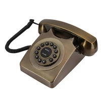 telefono fijo wx 3123 antique bronze telephone landline telephone desktop caller home office phone telefon antique telephone