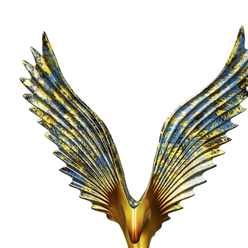 

Resin Eagle Figurine Figurines Living Room Fengshui Decoration Figurines Resin Crafts Office Home Living Room Decor Ornament