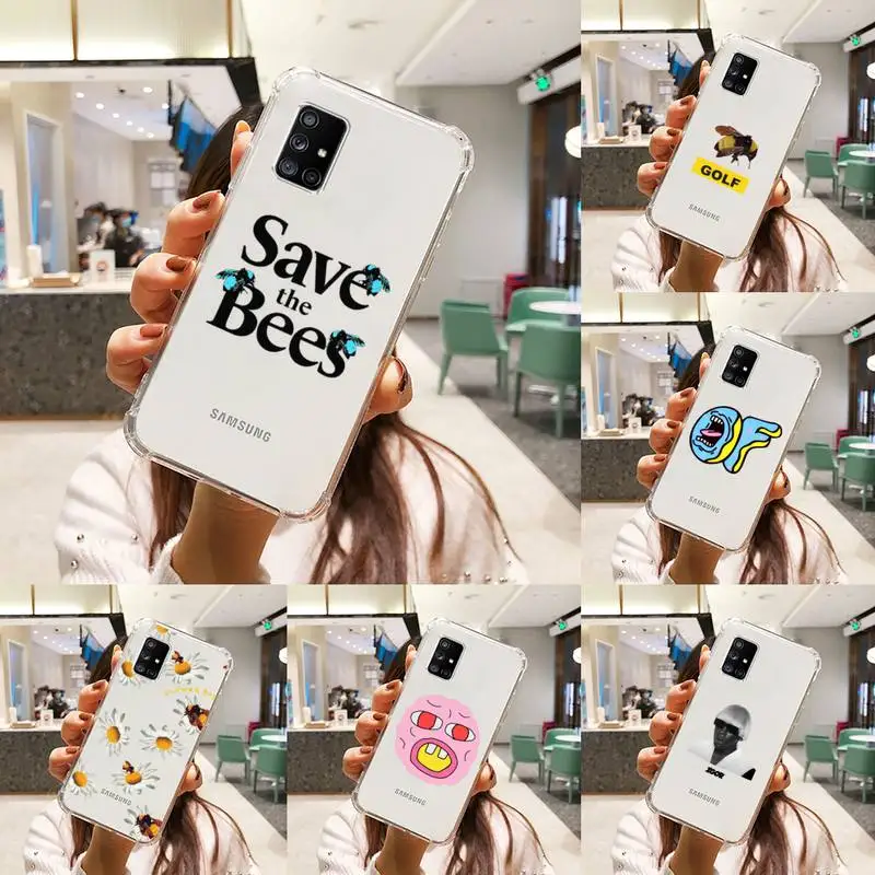 

Tyler Creator golf Phone Case Transparent For Samsung A51 A50 A71 A70 A81 M60S Note S21 S 20 10 9 8 11 E Plus Ultra