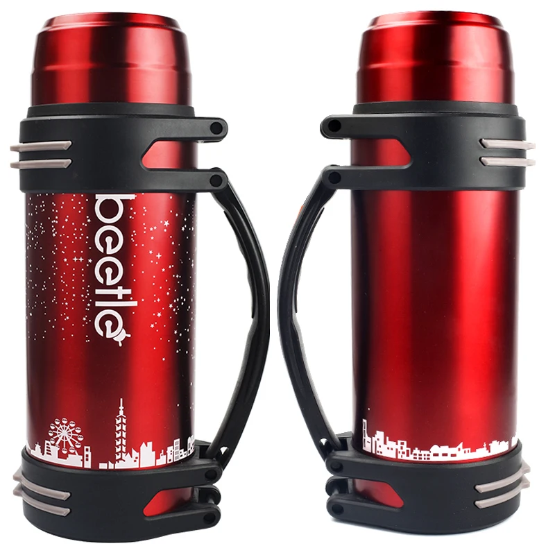 Термосы Beetle термосы из нержавеющей стали 2 л большой размер уличная дорожная