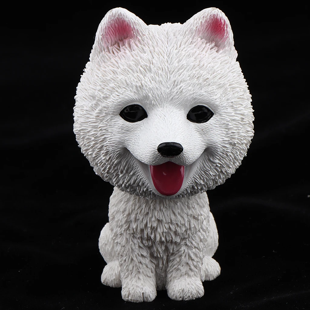 

Resin Shaking Head Dashboard Dogs Figure for Home Room Office Decoration