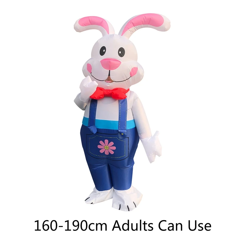 

Easter Bunny Inflatable Clothing Creative Performance Funny Stage Performance Egg Doll Clothing Party Supplies Easter Decoration