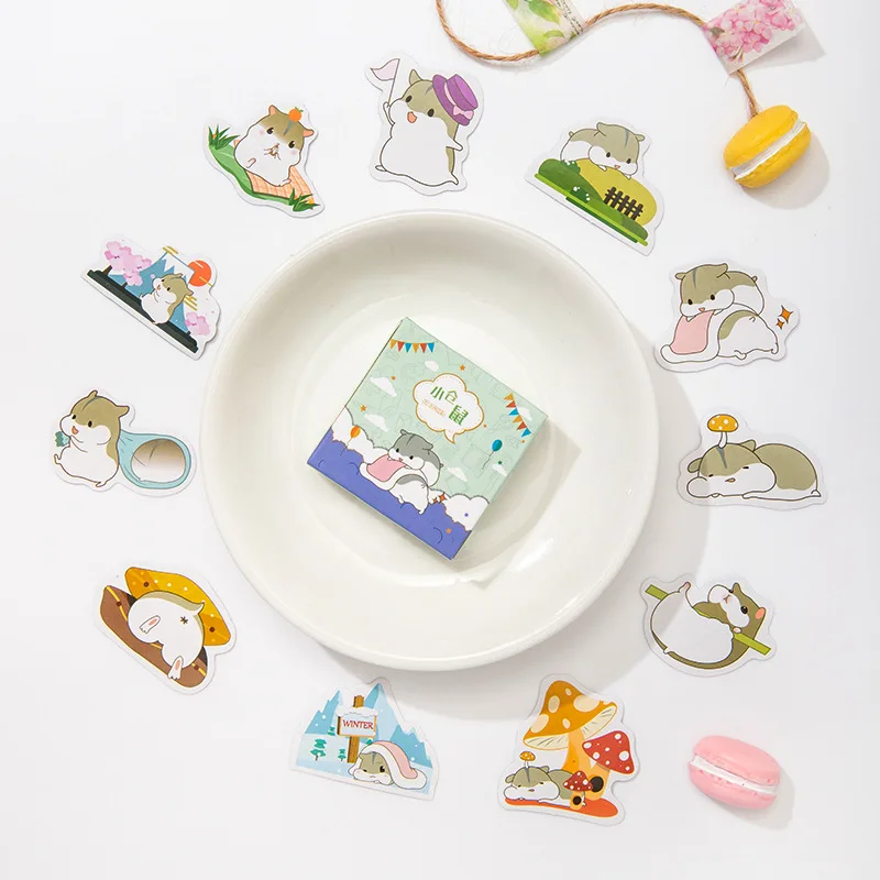 

20set/1lot Kawaii Stationery Stickers Cream Rabbit and Cocoa Diary Decorative Mobile Stickers Scrapbooking DIY Craft Stickers