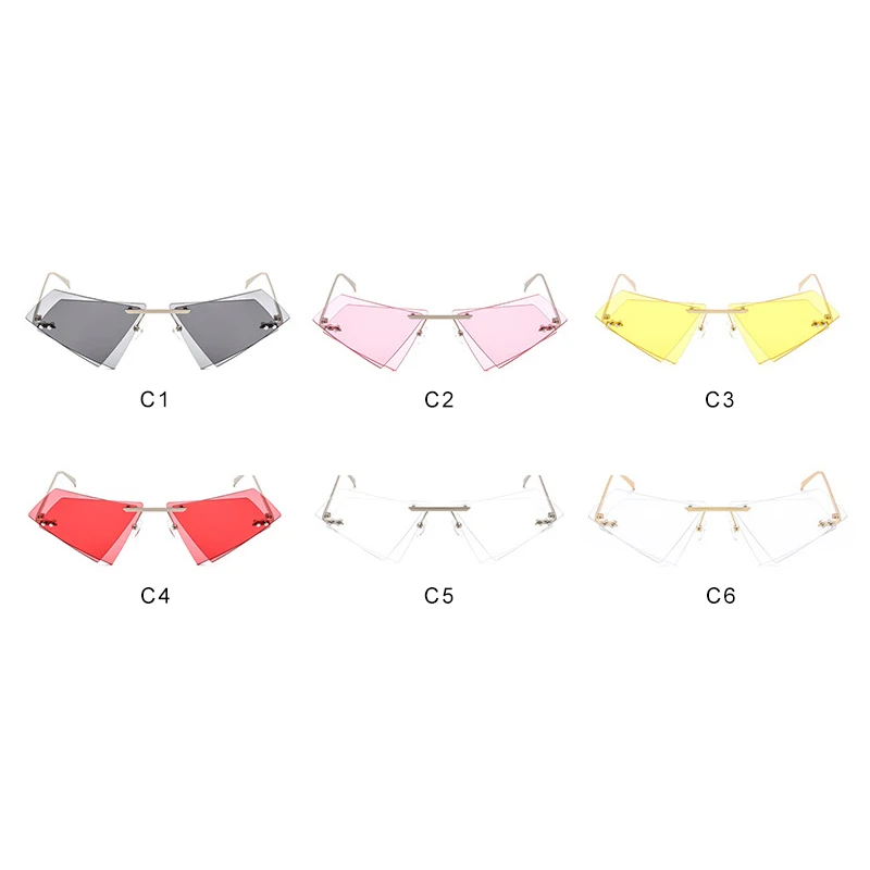 Королевский Девушка Уникальный оправы солнцезащитных очков Для женщин мужчин