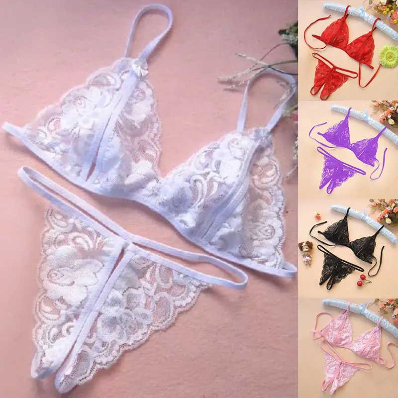 

Чувственное женское нижнее белье, комплект одежды, женское сексуальное кружевное нижнее белье, сексуальные просвечивающие однотонные эрот...