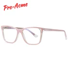 Очки Pro Acme TR90 женские с блокировкой сисветильник, квадратная оправа, с защитой от излучения, для компьютерных игр, PC1636