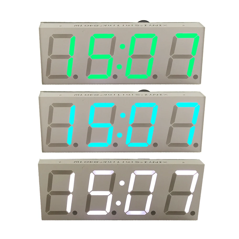

WiFi Time Clock Module DIY Alarm Clock 12/24H LED Digital Display Bluetooth 5.0 APP Control Auto Calibrate