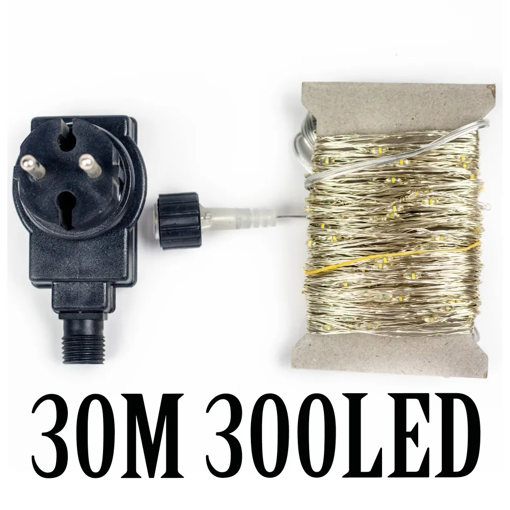 LONGEST LED String Lights 50 100Meters street garland Light Waterproof Outdoor Christmas Fairy Lights Holiday Wedding Decoration