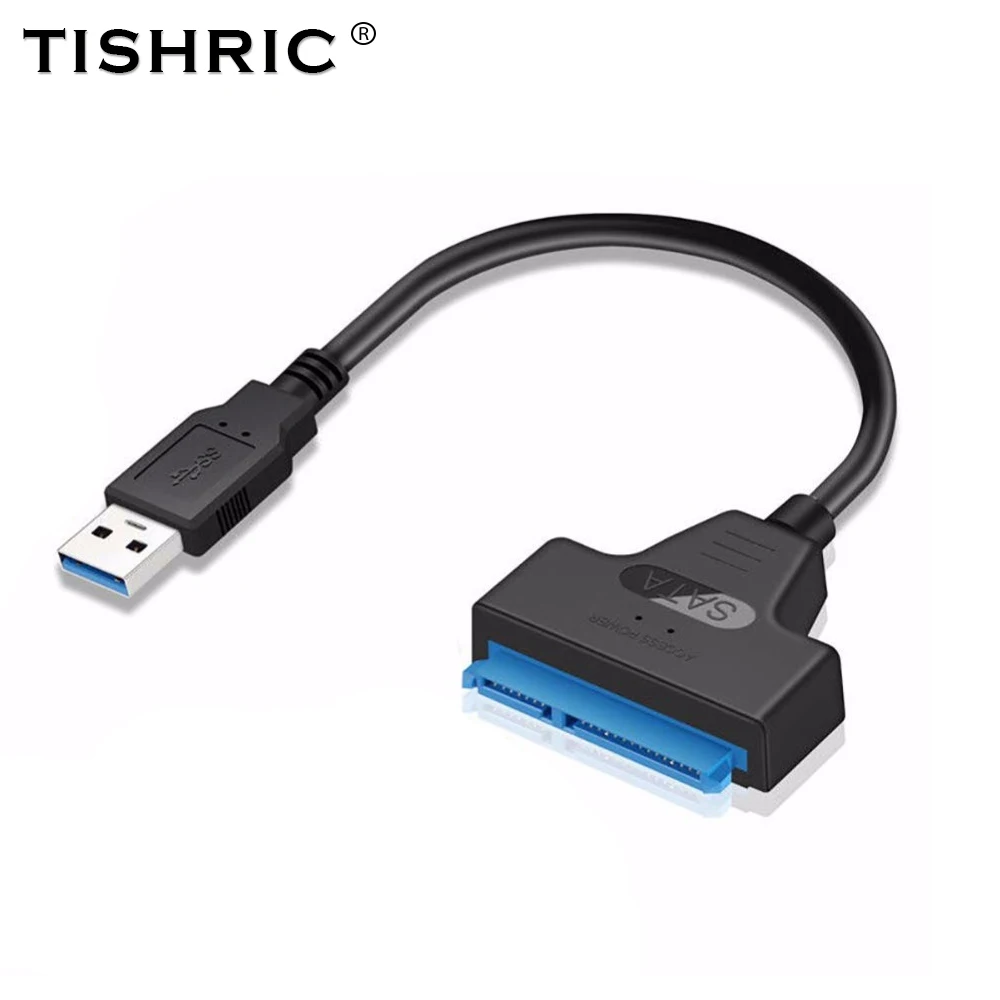 Адаптер для кабеля SATA USB 3 0 2 5 15 + 7 22 контакта поддержка дюйма внешний SSD HDD жесткий