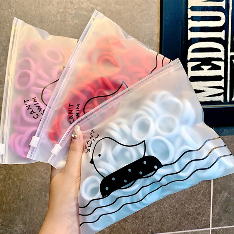 

50/100 meninas colorido pequeno faixas de cabelo titular rabo de cavalo scrunchie bandana s para o cabelo