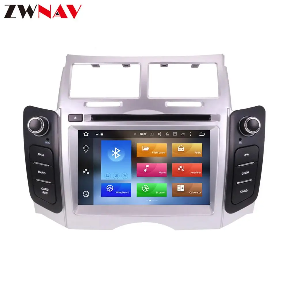 Android 9,1 Автомобильный DVD стерео мультимедийный плеер для TOYOTA YARIS 2005-2011 автомобильное стерео радио gps навигация видео головное устройство аудиосистемы