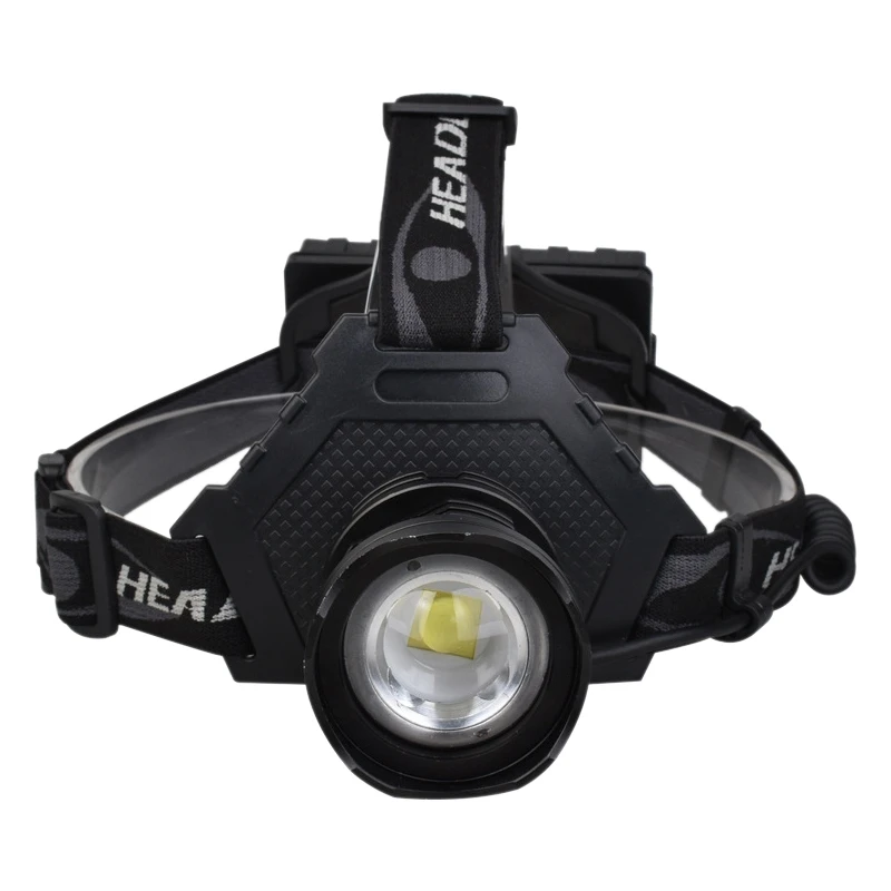

Светодиодный головной фонарь высокой мощности, Головной фонарь с USB 18650, перезаряжаемый головсветильник фонарь с зумом, водонепроницаемый Г...