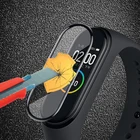 3D изогнутые края полное покрытие miband мягкая прозрачная защитная пленка для Xiaomi Mi Band 4 band4 защита для экрана (не стекло