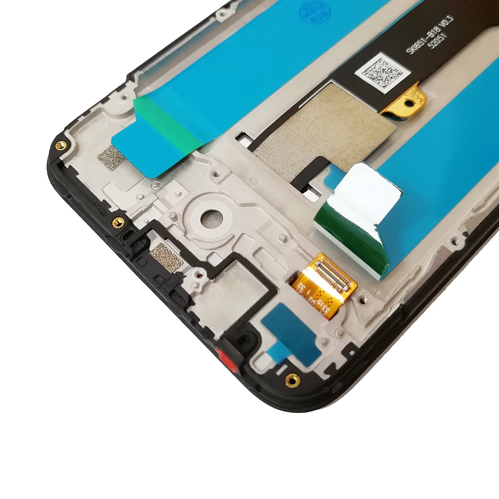 Pantalla LCD de 6,52 "IPS para Infinix, Panel t&aacute;ctil con montaje de marco, para Tecno Spark 6, Go 2020, KE5j, KE5k-1