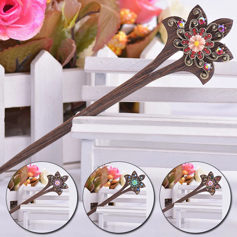 Женские винтажные ботинки в китайском стиле традиционная деревянная заколка