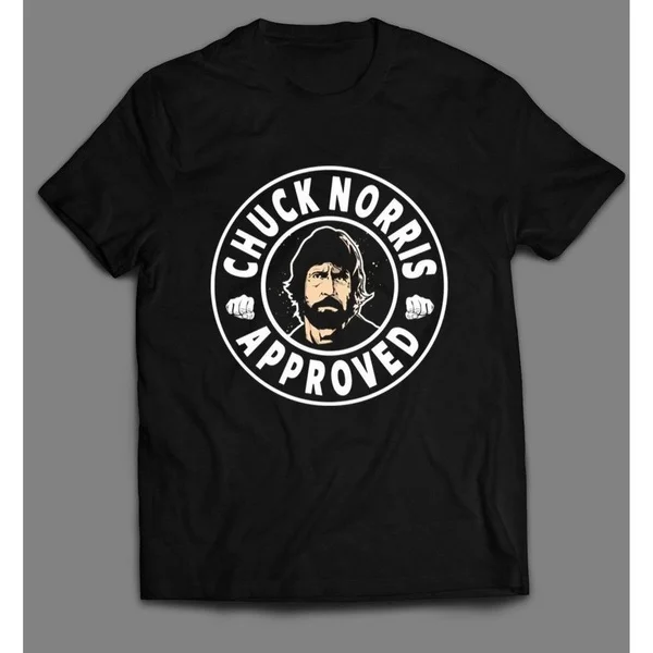 

Chuck Norris Approved Hip-hop Mens T-shirt Print Fashion Casual Loose T Shirt