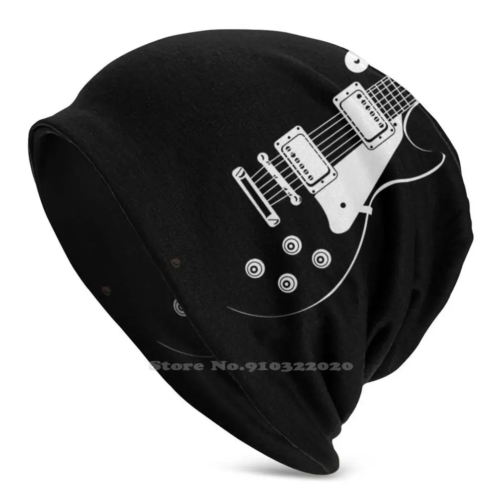 

Guitar In Black And White Unisex Cap Windproof Thin Hats For Men Women Child Guitar Guitars Electric Guitar Guitar Guitar