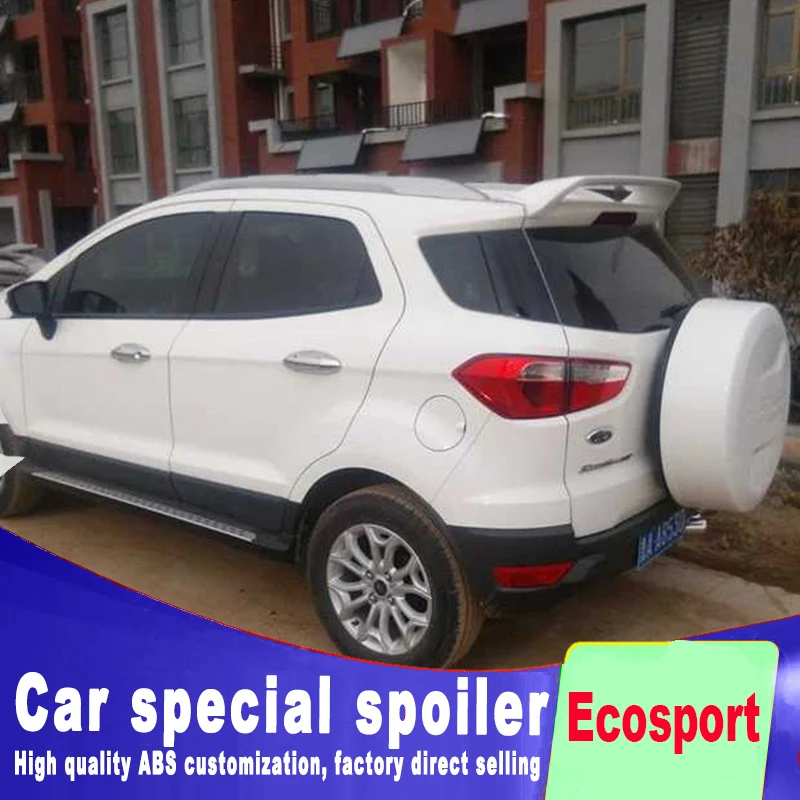 Задний спойлер из АБС пластика высокой твердости для ford ecosport 2012 2018