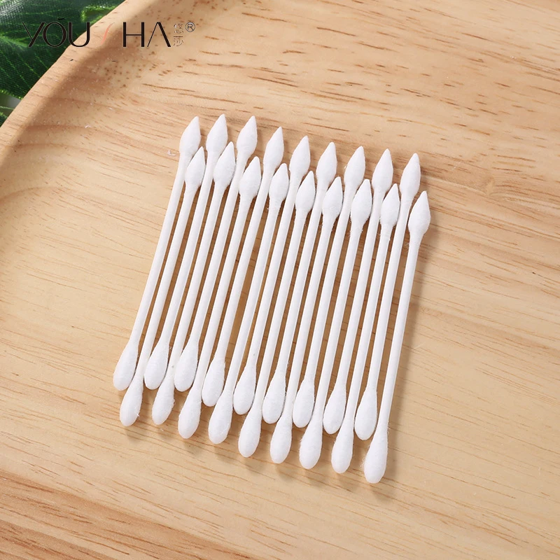 400 шт. ватные палочки YOUSHA с двойной головкой|Ватные палочки| |