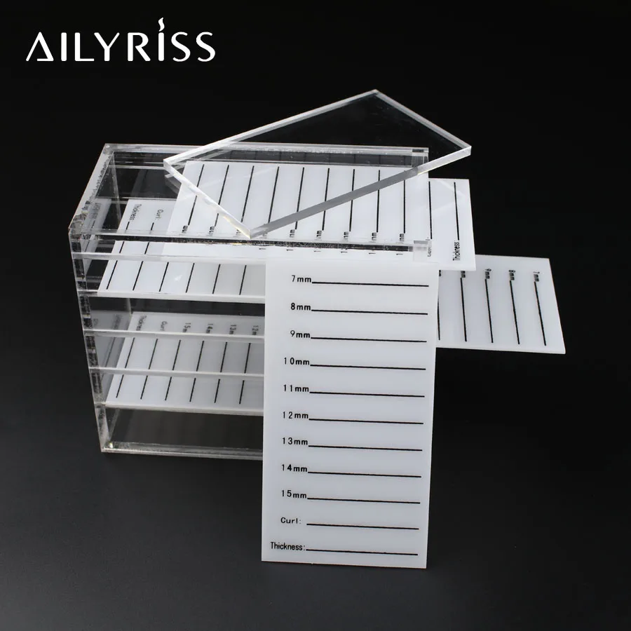 

5 Layers Grafting Eyelashes Transparent Box Eyelash Storage Box Eyelashes Glue Pallet Holder Makeup Display Container Dropship