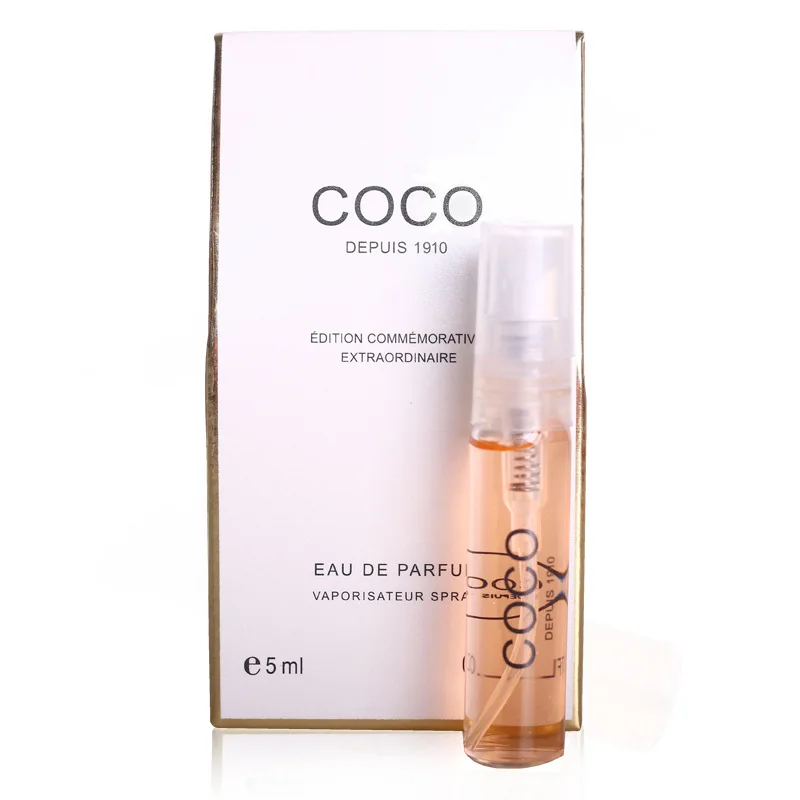 

Coco Perfume Sample Women's Test Tube Mini Perfume 5 Ml Boxed Lasting Light Fragrance Remove odor