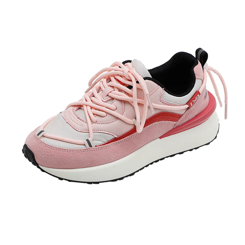 

Women Platform Flats Running Sports Shoes 2022 Winter Designer Sneakers New Walking Fashion Boots Cozy Breathable Casual Shoes