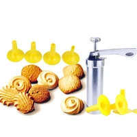 kitchen cake icing piping cream cake decorating tools novelty diy mini cookie press biscuit baking tools biscuit maker machine
