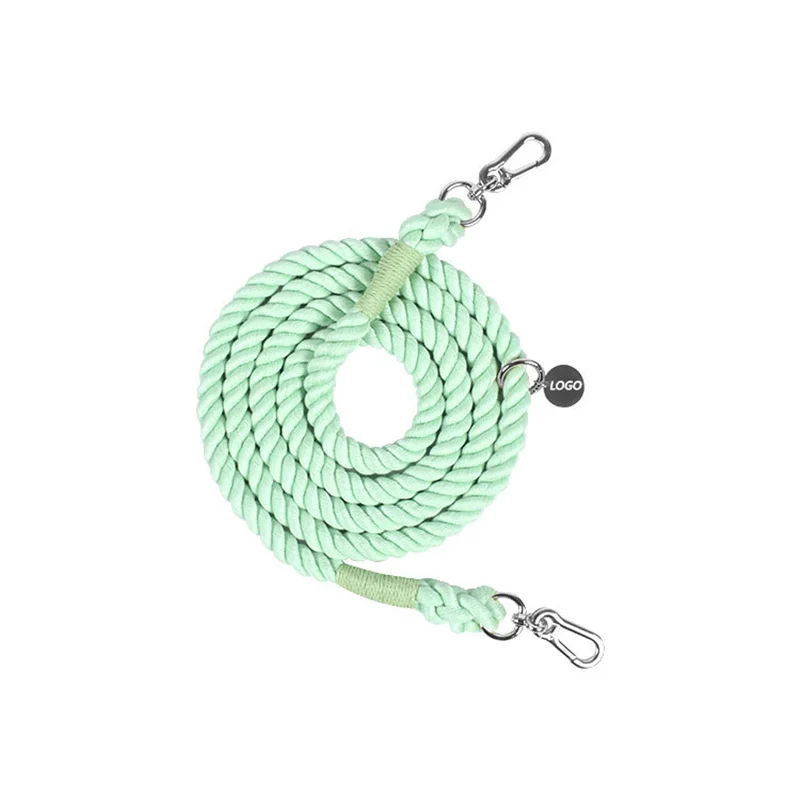 

Hand-Woven Multi-Head Traction Belt Dog Walking leash Collar Multifunctional Pet Traction Rope Double-Headed Dog Dog Supplies