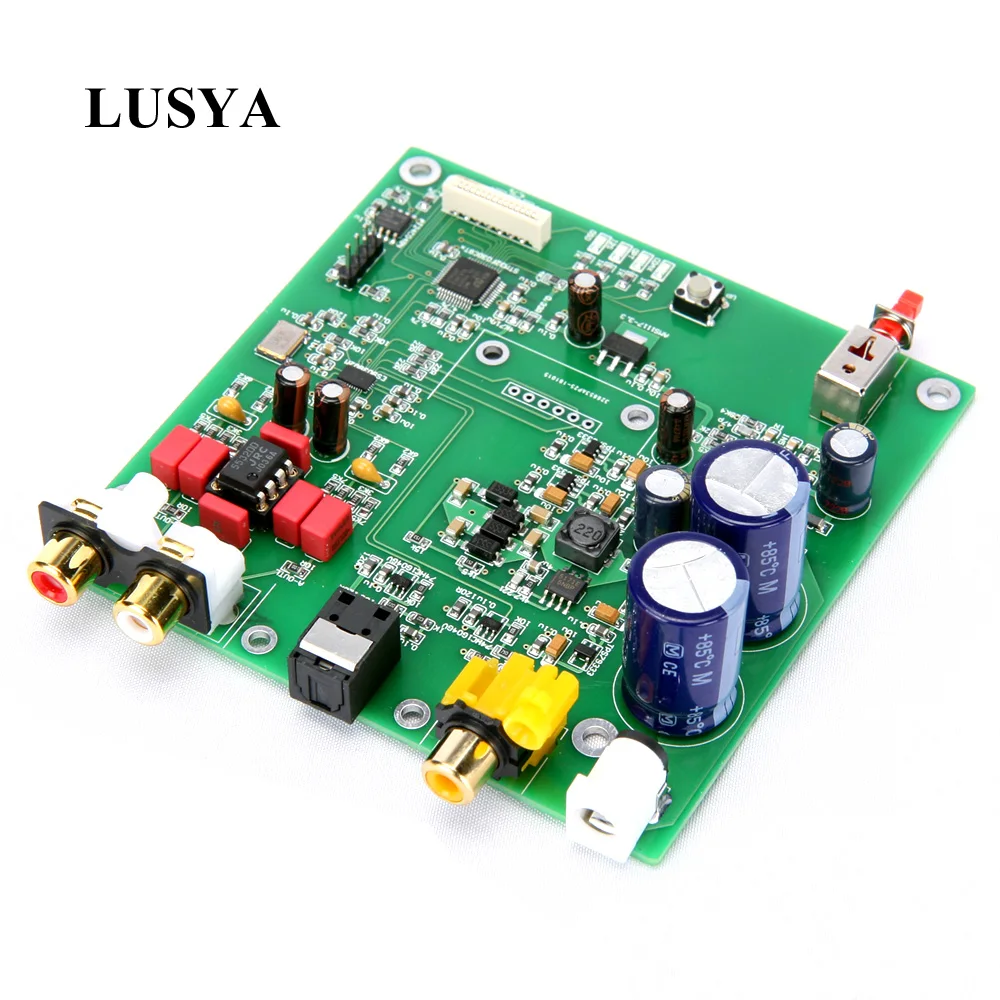 Декодер Lusya ES9038 Q2M I2S DSD коаксиальный вход плата декодирования DAC для Hi Fi усилителя