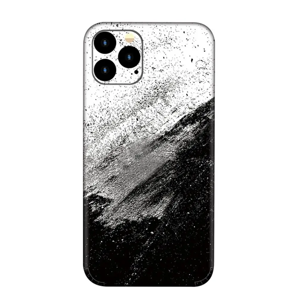 Милые красочные наклейки на заднюю панель для iPhone 11 12 Pro Max Мультяшные Защитные