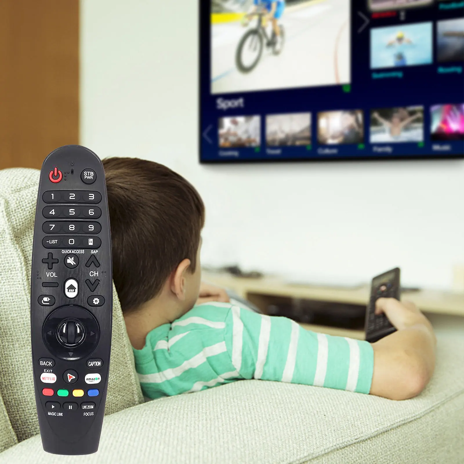 Anti-Drop Respond Sensitively TV Remote Controller With USB Receiver Compatible LG Smart Low Consumption | Электроника