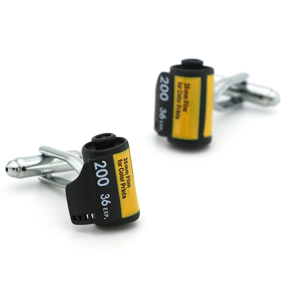

Battery Camera Film Cufflinks Men's High Quality Personality French Shirts Vuff Buttons Fashion Novelty Men Accessories Gifts
