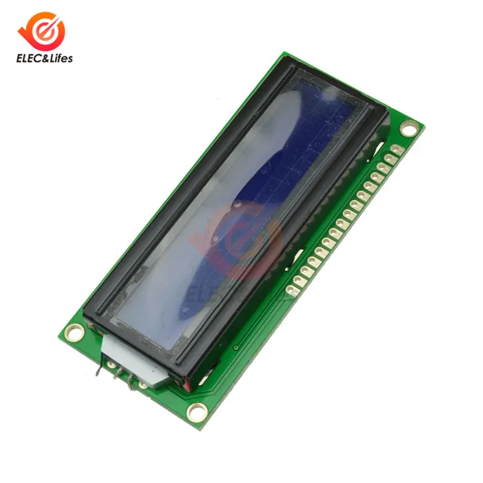 Blue 5 в ЖК-экран 1601 16X1 символ цифровой ЖК-дисплей модуль 1602 lcd LCM STN SPLC780D KS0066 подсветка 16 Однорядный интерфейс - Цвет: Blue