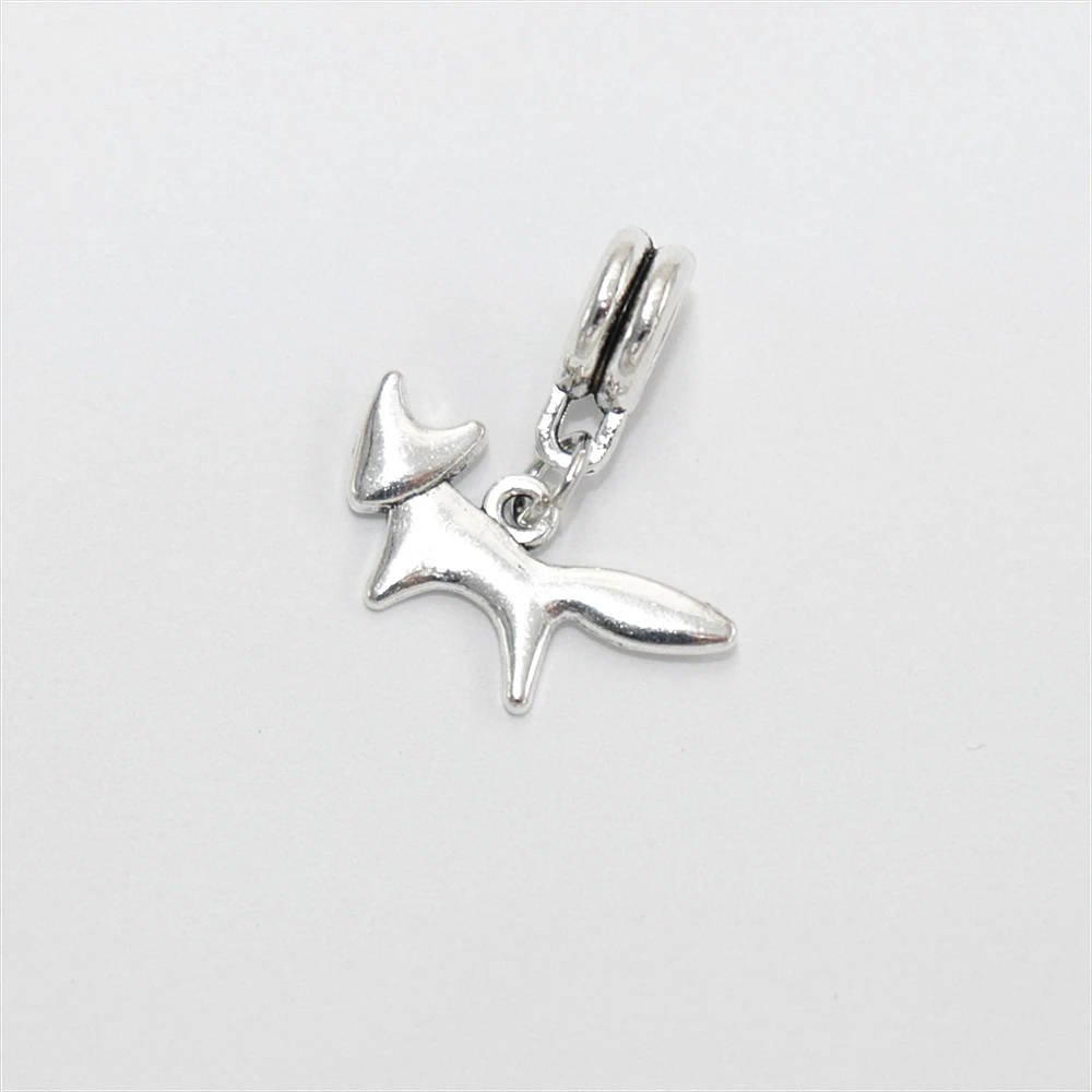 

Оптовая продажа бусин 12 шт. Подвески в виде лисы подходят для изготовления женских ожерелий браслетов ювелирных изделий