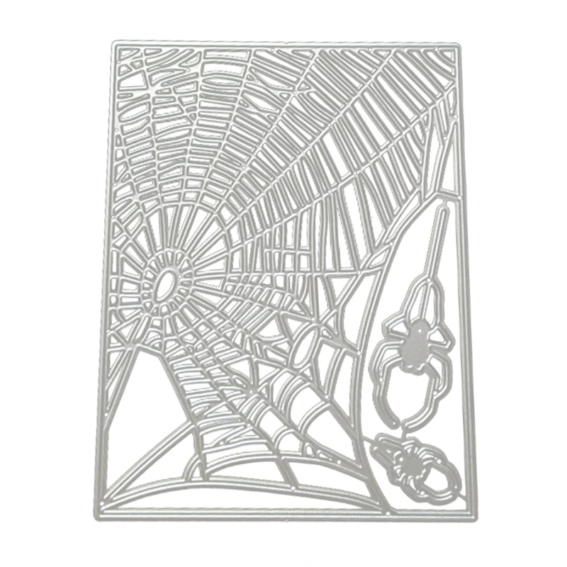 

Металлические Вырубные штампы в форме паука на Хэллоуин, фотоальбом, бумажная карта, шаблон, форма, тиснение, крафтовое украшение